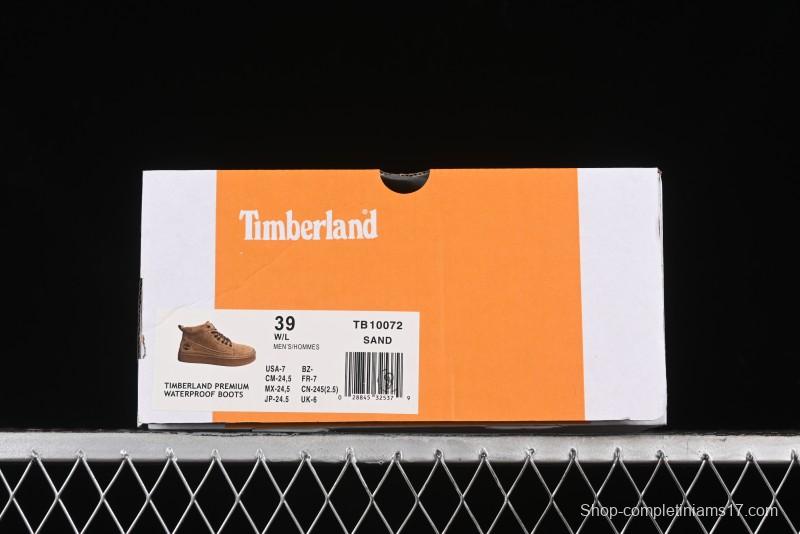 Timberland Outdoor Mid-Top Casual Martin Boots with Premium Suede Leather - TB10072SAND