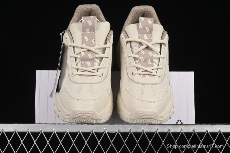 New York Yankees MLB Bigball Chunky Embo Monogram Thick Sole Sandals - 3ASHBEM4N43BGS