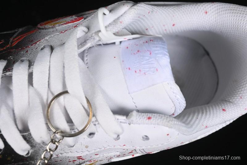 Nike Air Force 1 '07 Low Black Myth Wukong Custom Spray-Painted Gift Box Low-Top Casual Sneakers - ZH0316-045