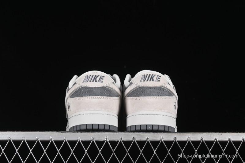 Nike SB Dunk Low Stussy Anniversary Edition Premium Custom Low-Top Casual Sneakers - XX2025-578