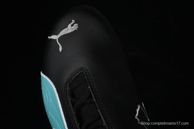 Puma Sparco Future Round Toe Lace-Up Leather Fabric Low-Top Lifestyle Casual Shoes - 308155-01