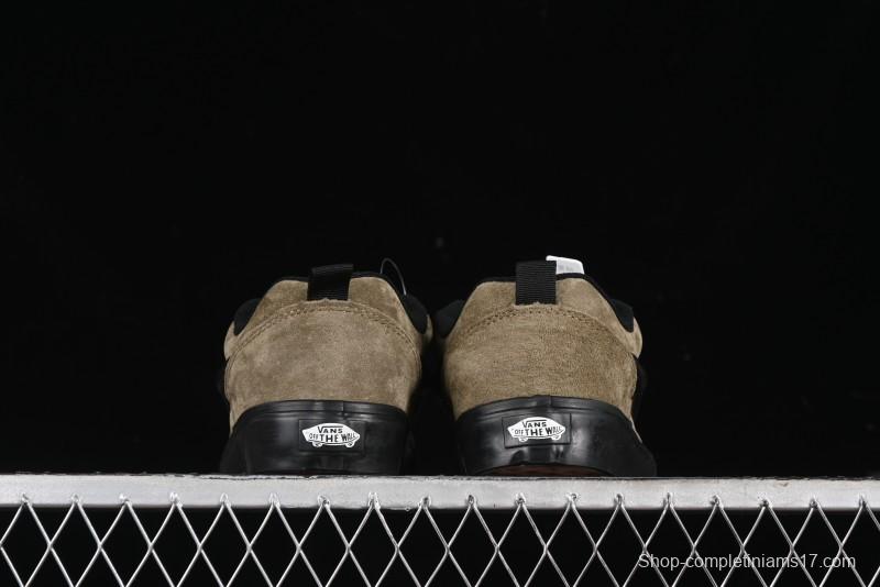 Vans Knu Skool DR Black Green New Series Chunky Sneakers - VN000CZU0BP