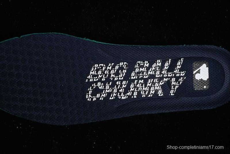 New York Yankees MLB Bigball Chunky Denim Monogram Platform Sneakers - 3ASHBDM4N43NYS