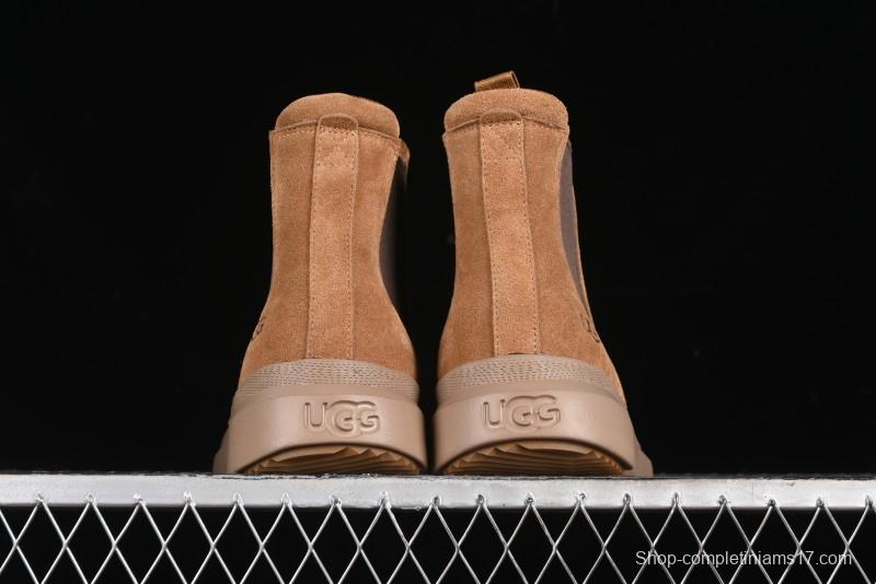 UGG Burleigh Chelsea Winter Snow Boots for Men with Lightweight Anti-Slip Sole and Genuine Wool Leather - 1152050