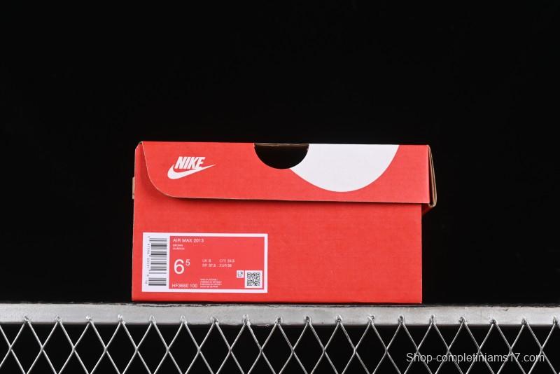 Nike Air Max 2013 Retro Breathable Mesh Running Shoes with Full-Length Max Air Cushion - HF3660-100