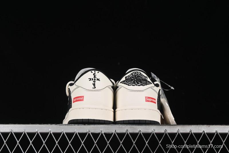Nike Travis Scott x Fragment Design x Air Jordan 1 Low OG SP AJ1 Supreme Collaboration - SJ0086-134