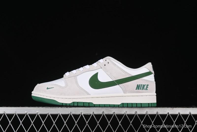 Nike SB Dunk Low Anniversary Customized Casual Sneakers with Green Swoosh - KK1888-013