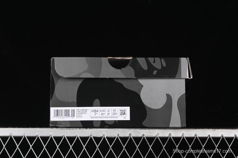 Nike Travis Scott x Fragment Design x Air Jordan 1 Low OG SP AJ1 Bape Collaboration - LJ5188-021