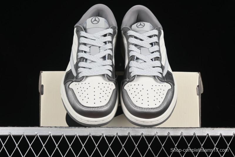 Nike Travis Scott x Fragment Design x Air Jordan 1 Low OG SP AJ1 Culture Casual Sneakers - AG3702-802