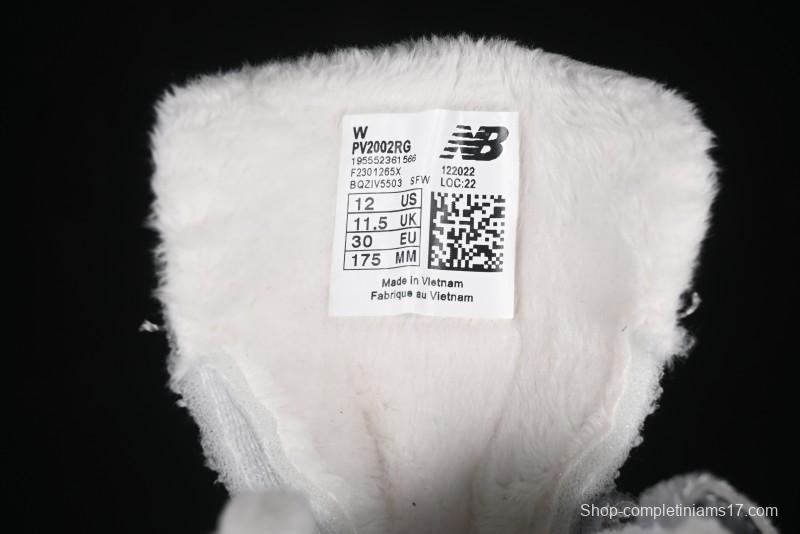 New Balance 2002R Series Kids' Hook & Loop Warm Lined Shoes - PV2002RG