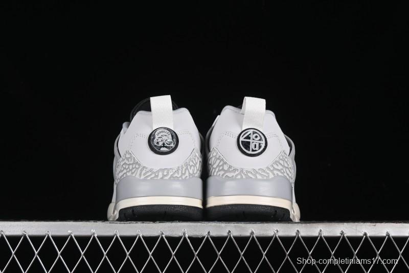 Nike Jordan Spizike Low AJ Hybrid Element All Black Crackle Color Casual Sneakers - HQ1191-011