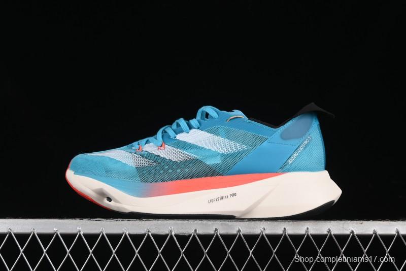 Adidas Adizero Adios Breathable Low-Top Running Shoes - ID8473