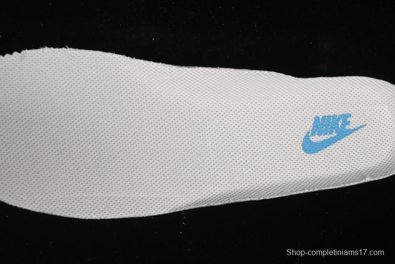 Nike Air Force 1 '07 Low Stussy Collaboration - Off White Elegant Blue Low-Top Casual Sneakers - XZ3328-002