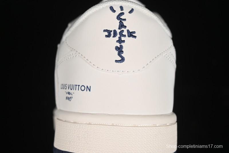 Nike Travis Scott x Fragment Design x Air Jordan 1 Low OG SP AJ1 LV Collaboration - XZ1268-003