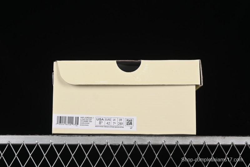 Nike Travis Scott x Fragment Design x Air Jordan 1 Low OG SP AJ1 Supreme Collaboration - XY2688-120