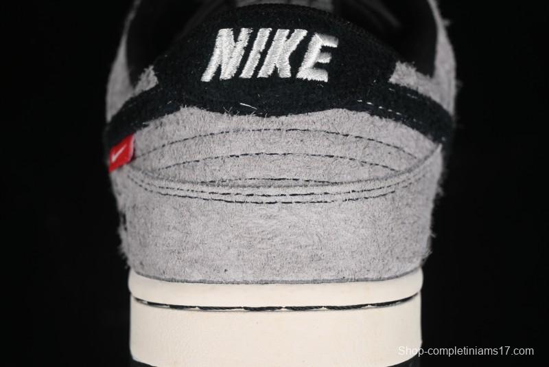 Nike SB Dunk Low Stussy Series - Battle Grey Black Hook Anniversary High-End Custom Low-Top Casual Skate Shoes - MM1089-027