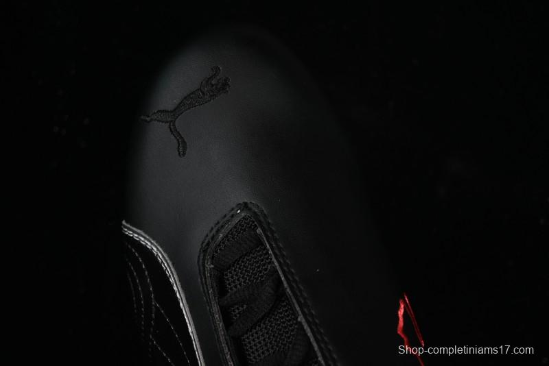 Puma Sparco Future Round Toe Lace-Up Low-Top Lifestyle Casual Shoes in Leather and Fabric - 307889-03