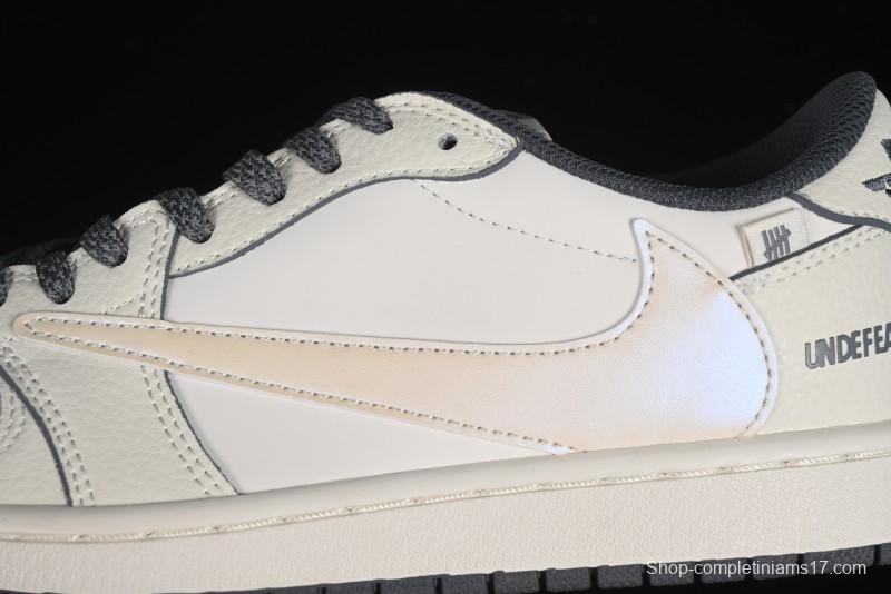 Nike Travis Scott x Fragment Design x Air Jordan 1 Low OG SP AJ1 Casual Sneakers - DM7866-018