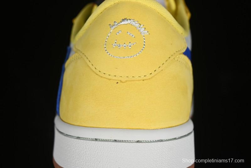 Nike Travis Scott x Air Jordan 1 Low OG AJ1 Collaboration Shoes with Reverse Swoosh - DZ4137-700