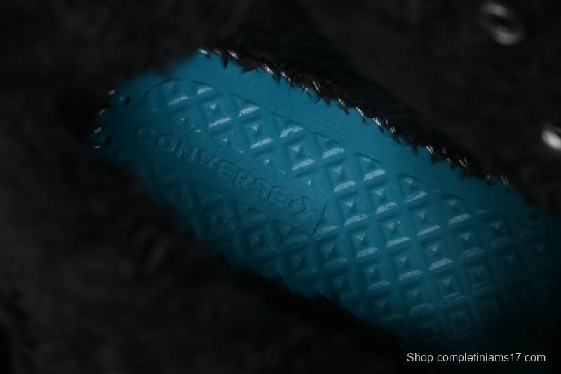 Converse Chuck 1970s Winter Waterproof Leather High-Top Sneakers with Gold Eyelets and Fleece Lining - A12444C