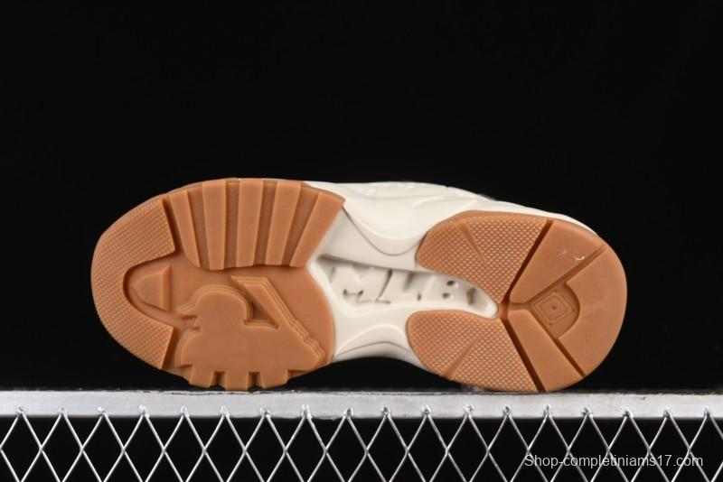 New York Yankees MLB Bigball Chunky Embo Monogram Thick Sole Sandals - 3ASHBEM4N50IVS