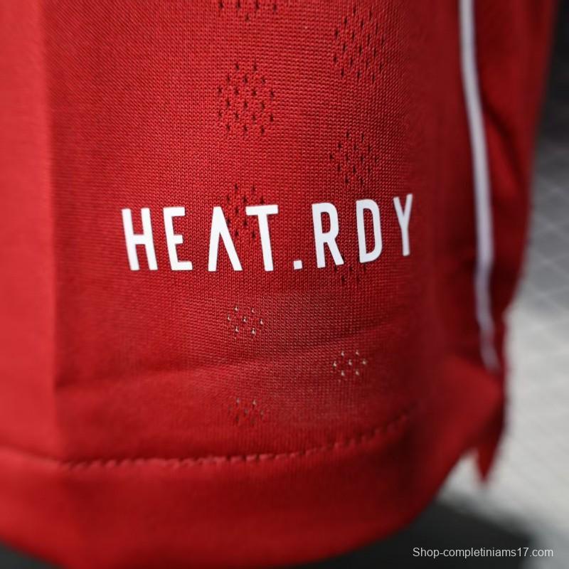 Player Version 25/26 LIverpool Home Long Sleeve Jersey