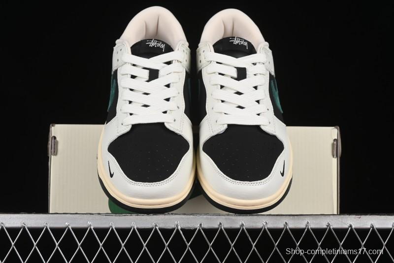 Nike SB Dunk Low Stussy Anniversary Custom Low-Top Casual Skate Shoes - XB3802-352