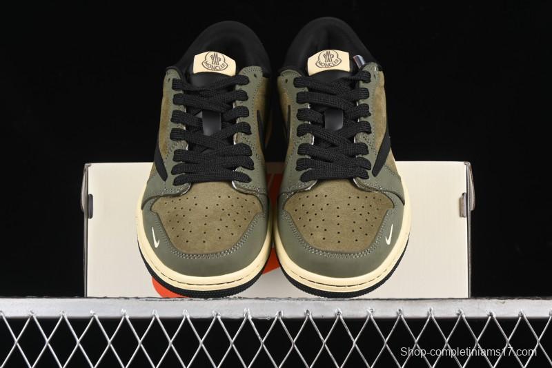 Nike Travis Scott x Fragment Design x Air Jordan 1 Low OG SP AJ1 Sneakers - CH6336-007