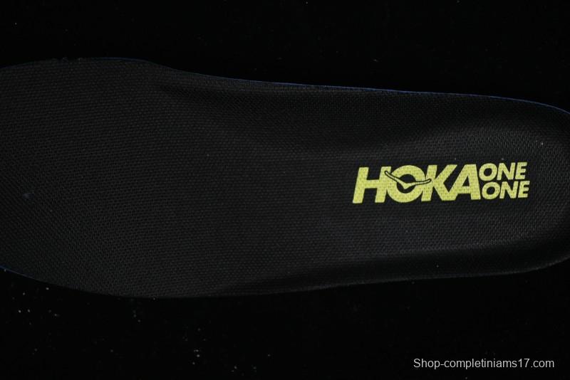 Hoka Mafate Three 2 Ultra-Lightweight Cushioned Trail Running Shoes with Vibram Outsole - 1141572 BHK