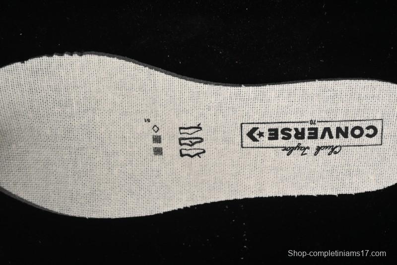 Converse Chuck 1970s Winter Waterproof Leather High-Top Sneakers with Gold Eyelets and Fleece Lining - A12443C