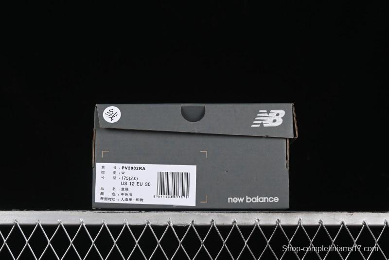 New Balance 2002R Series Hook & Loop Kids Shoes with Fleece Lining - PV2002RA