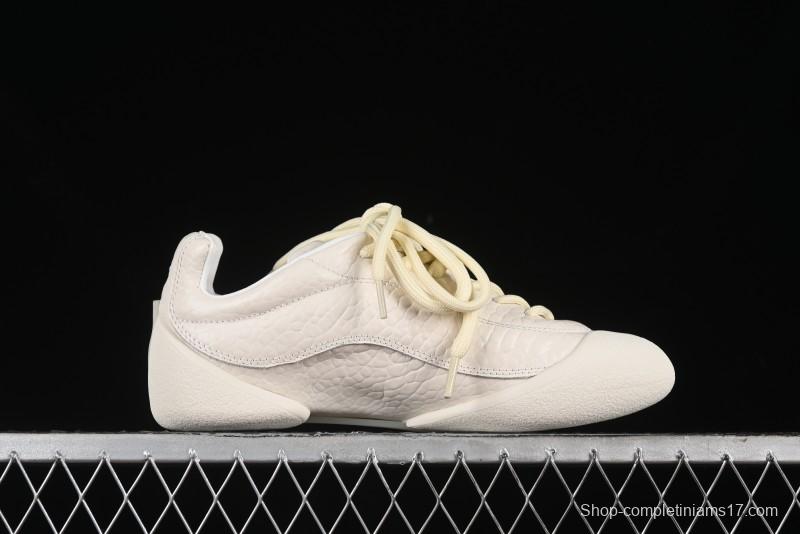 Alexander McQueen Flexion Retro Sneakers in Off-White with Anatomical Design and Split Sole - 2024s