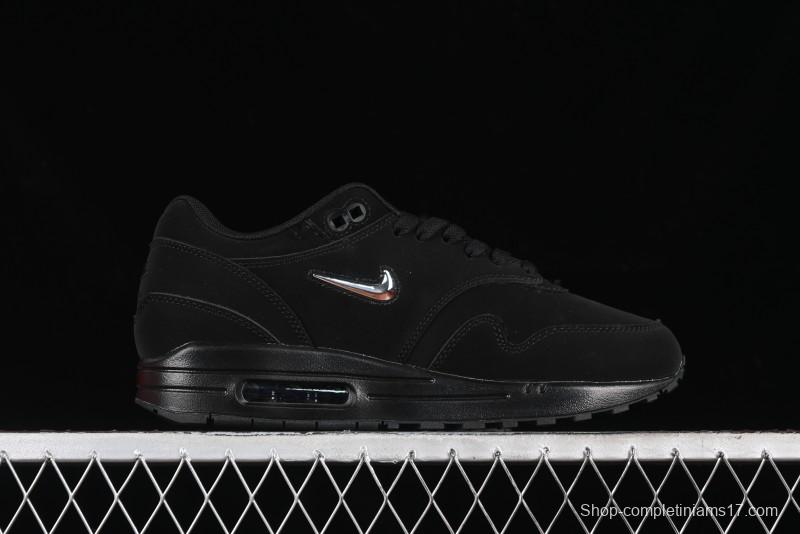 Nike Air Max 1 Retro Running Shoes with Half-Sole Air Cushion - AA0512-001