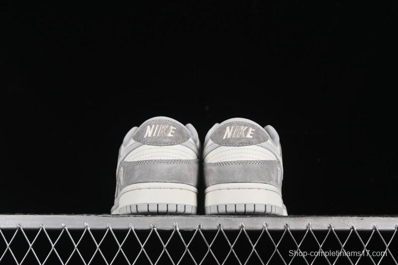 Nike SB Dunk Low BAPE Collaboration - Grey Pig 8th Anniversary Custom Low-Top Casual Skate Shoes - CH6336-226