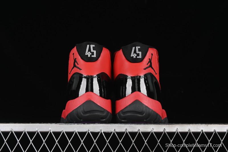Nike Air Jordan 11 Retro High Top Basketball Shoes in Black/Red - CT8012-600