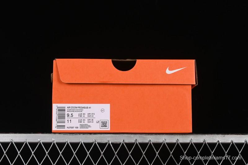 Nike Air Zoom Pegasus 41 Breathable Lightweight Running Shoes with Cushioned Support - HJ7037-100