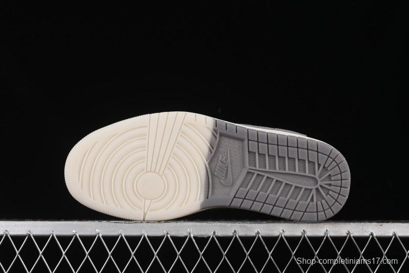 Nike Travis Scott x Fragment Design x Air Jordan 1 Low OG SP AJ1 Supreme Balenciaga Collaboration - JH6088-6