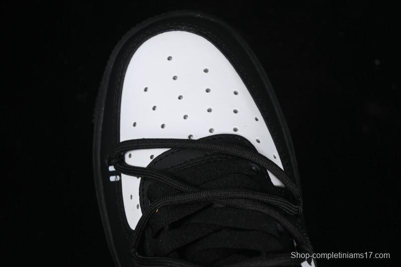 Nike Air Force 1 '07 Low Retro Street Spray White Peach Bubble Casual Sneakers - ZH0316-038