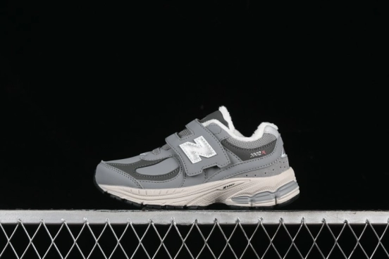 New Balance 2002R Series Kids' Hook & Loop Warm Lined Shoes - PV2002RG