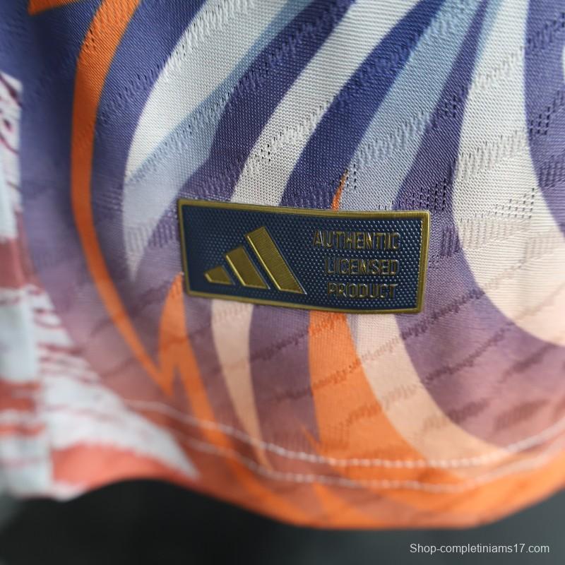 Player Version 25/26 Liverpool Blue with Orange Flaming Bird Special Jersey