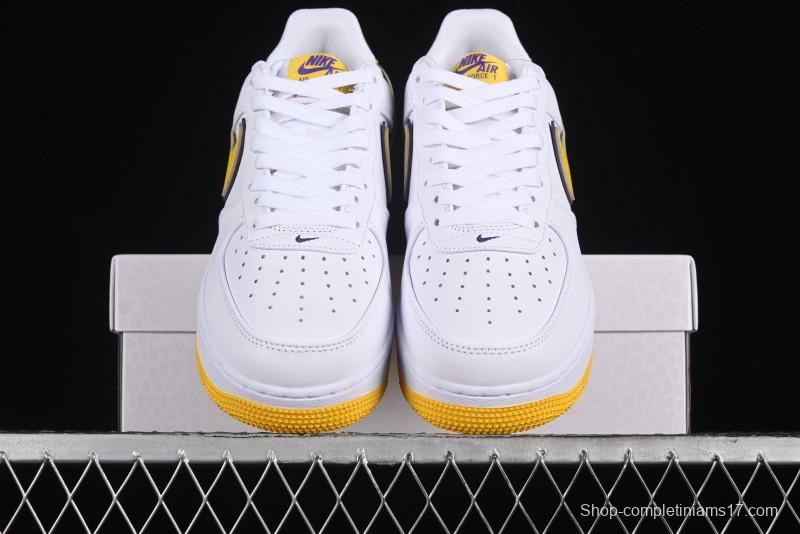 Nike Air Force 1 '07 Low Kobe Full-Grain Leather Casual Sneakers with Full-Length Air Cushion - FZ1151-100