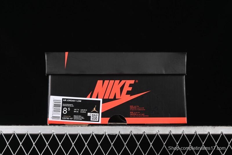 Nike Air Jordan 1 Low OG AJ1 Black Brown Low-Top Lifestyle Basketball Shoes - CZ0790-107