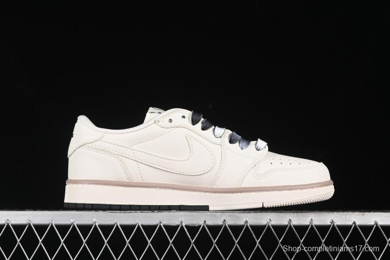 Nike Travis Scott x Fragment Design x Air Jordan 1 Low OG SP AJ1 Sneakers - CF3688-018