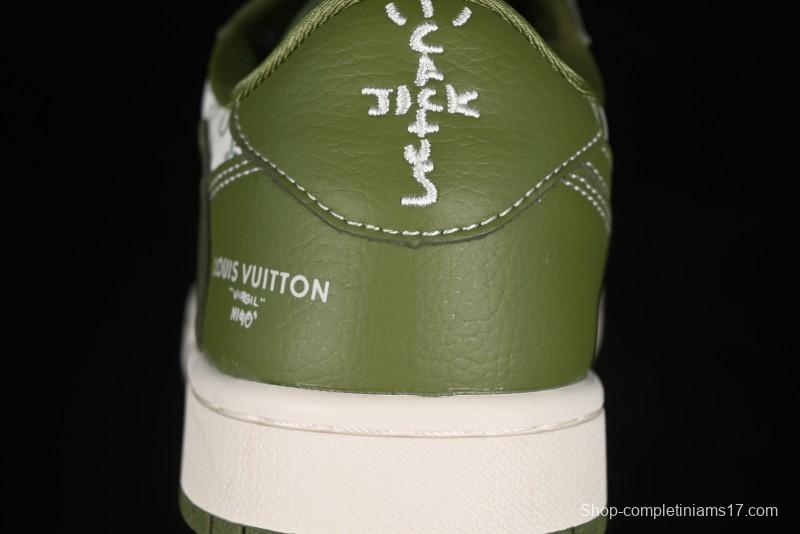 Nike Travis Scott x Fragment Design x Air Jordan 1 Low OG SP AJ1 LV Collaboration - LX1988-105