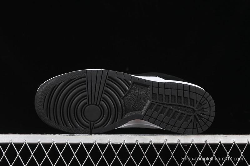 Nike Dunk Low Suede Panda Casual Sneakers - FQ8249-100