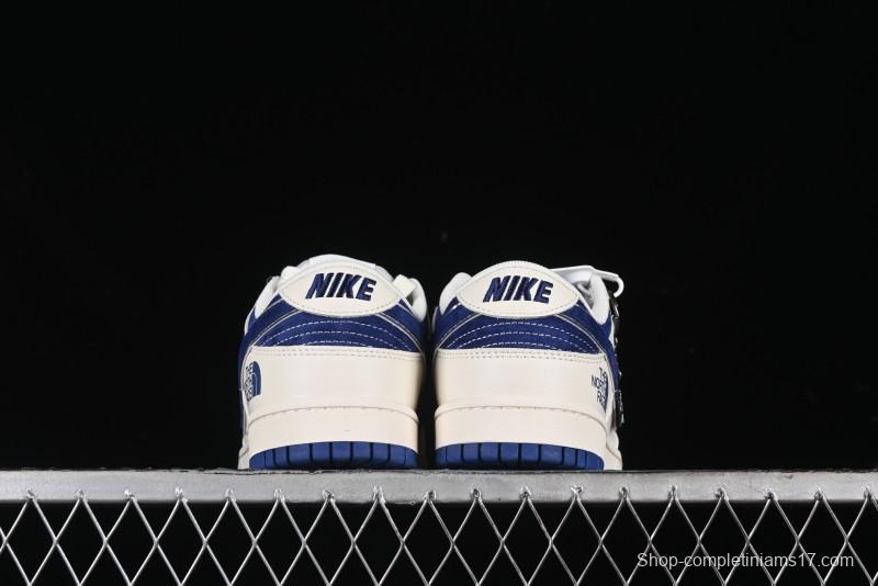 Nike SB Dunk Low The North Face Collaboration - Anniversary Edition Customized Low-Top Casual Skate Shoes - DQ10998-512