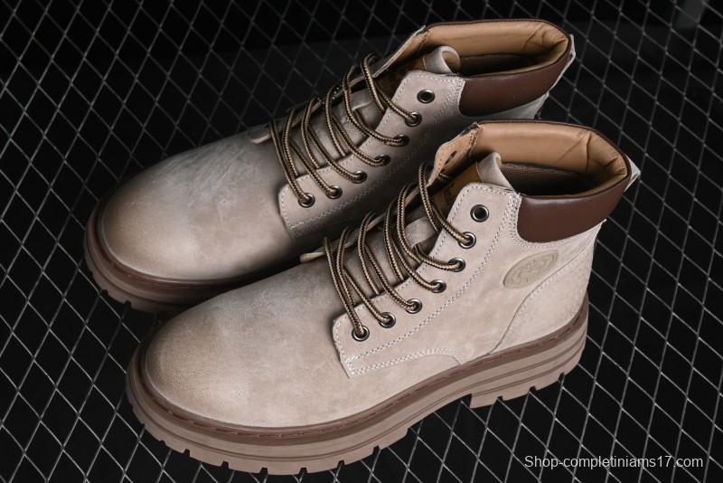 Timberland Classic High Top Outdoor Casual Boots with Premium Suede Leather - A18066TSAND