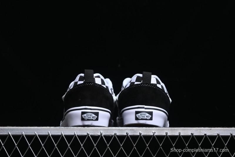 Vans Knu Skool Checkerboard Low Top Retro Casual Vulcanized Sneakers - VN0009QCIVG