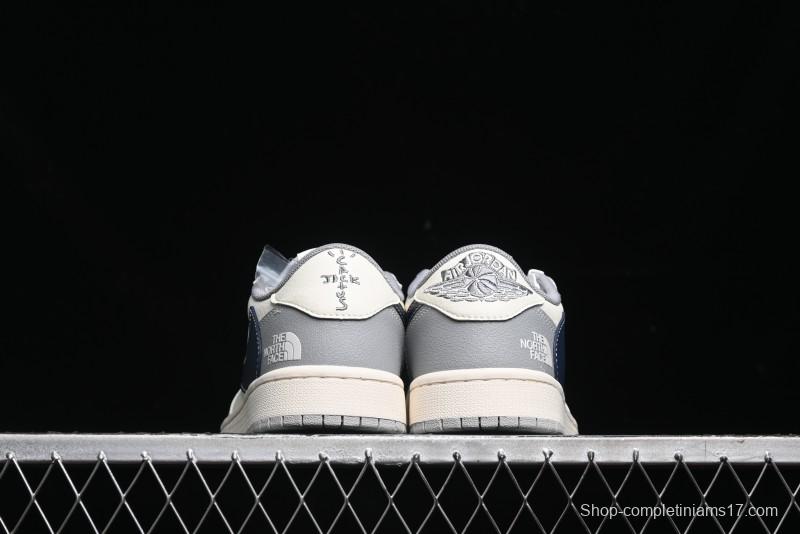 Nike Travis Scott x Fragment Design x Air Jordan 1 Low OG SP AJ1 Low Top Casual Sneakers - XS3086-002