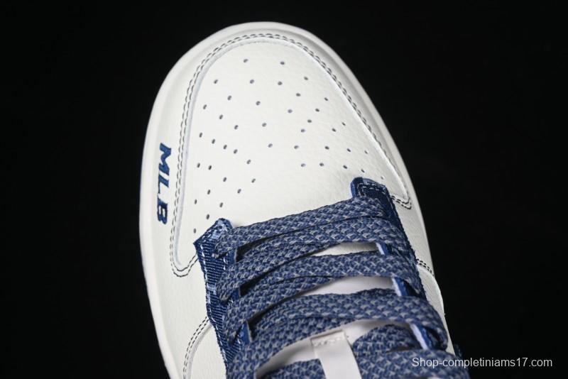 Nike SB Dunk Low MLB Collaboration - Denim Blue Swoosh Anniversary Customized Low-Top Casual Sneakers - DJ2024-044